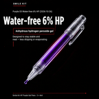 Water-free 6% hydrogen peroxide purple colour-correcting gel pens, 2 × 4ml