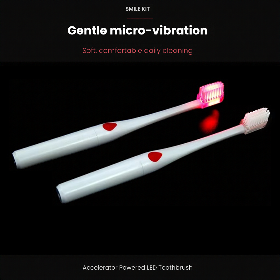 Gentle micro-vibration for comfortable daily cleaning