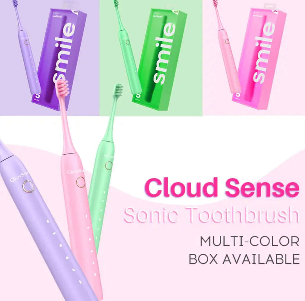 Cloud Sense Ultrasonic Toothbrush K5 - Pink - Cloud Sense Ultrasonic Toothbrush