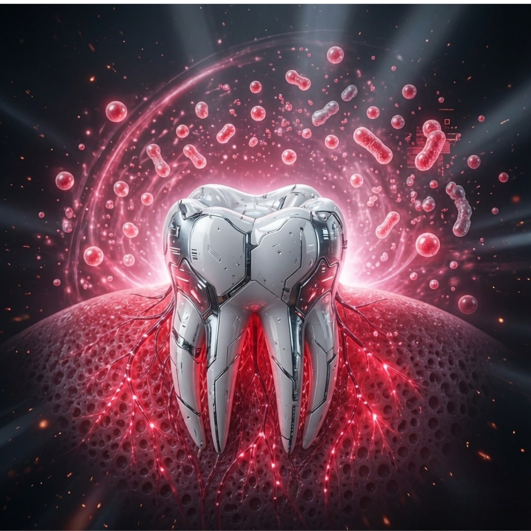 Oral Red Light Therapy Device – 660nm Red + 850nm Near-Infrared Dual-Wavelength Oral Care