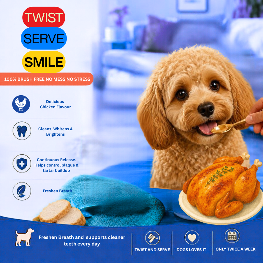 Smile Kit Twist & Lick 100% Brush Free Oral Gel for Dogs