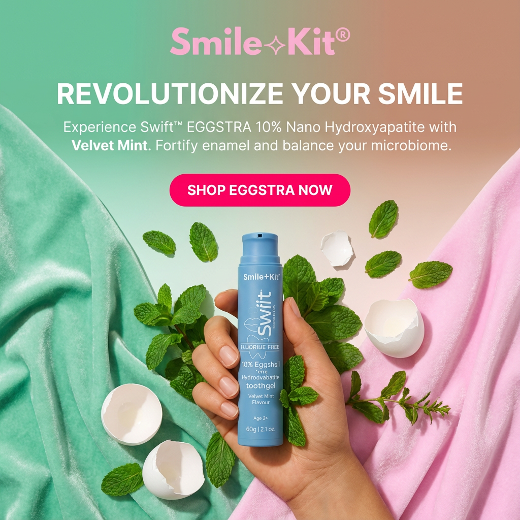 Swift™ EGGSTRA 10% Eggshell Nano Hydroxyapatite Toothgel  Velvet Mint Flavour