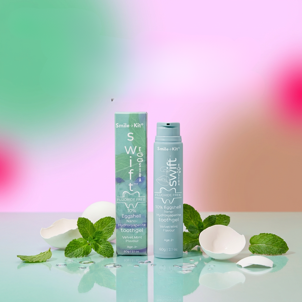 Swift™ EGGSTRA 10% Eggshell Nano Hydroxyapatite Toothgel  Velvet Mint Flavour