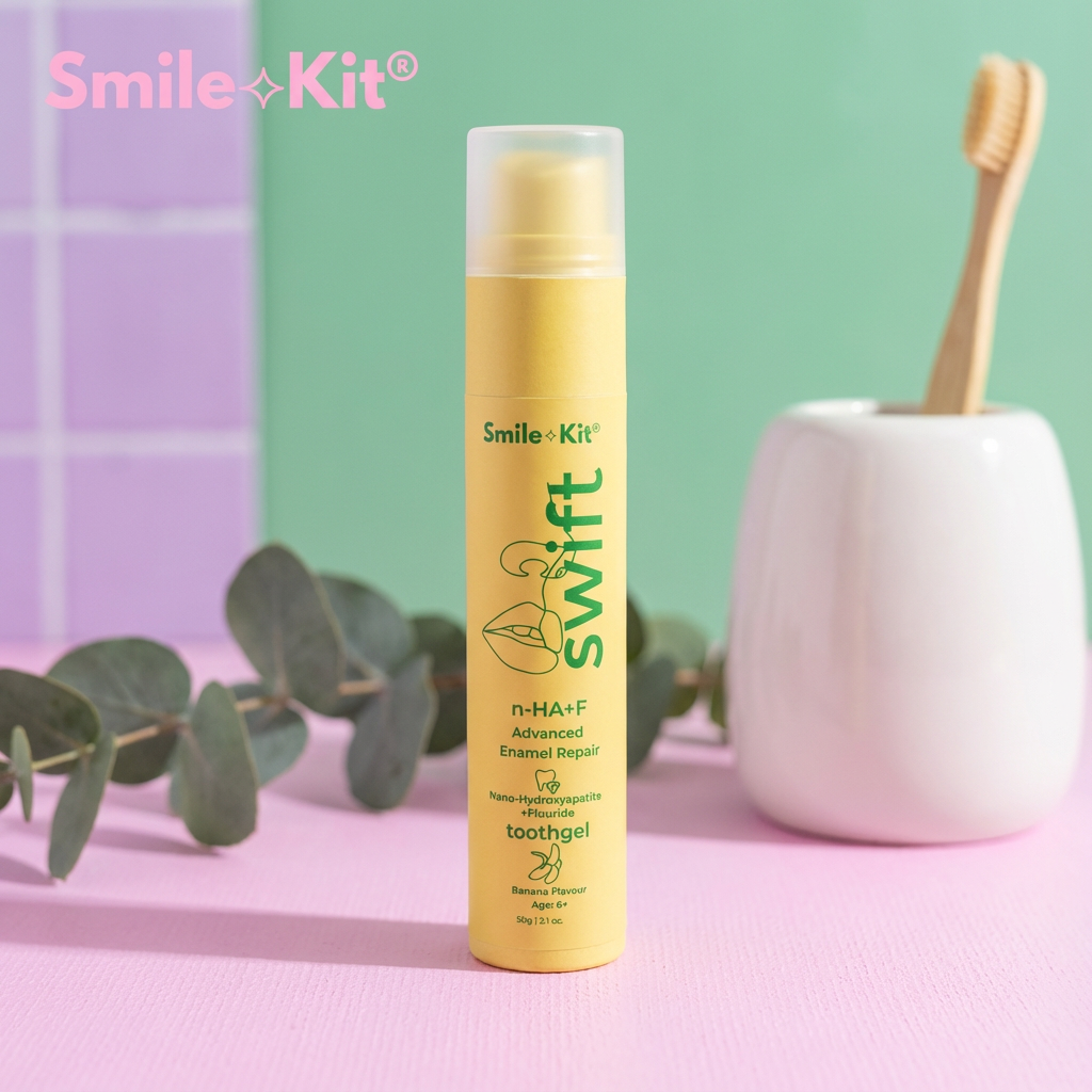 SWIFT™ 10% Nano-Hydroxyapatite +Fluoride Toothgel Banana Flavour