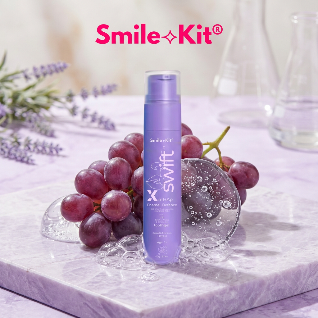 Swift™ X 10% Nano-Hydroxyapatite Fluoride Free Toothgel Grape Bubblegum
