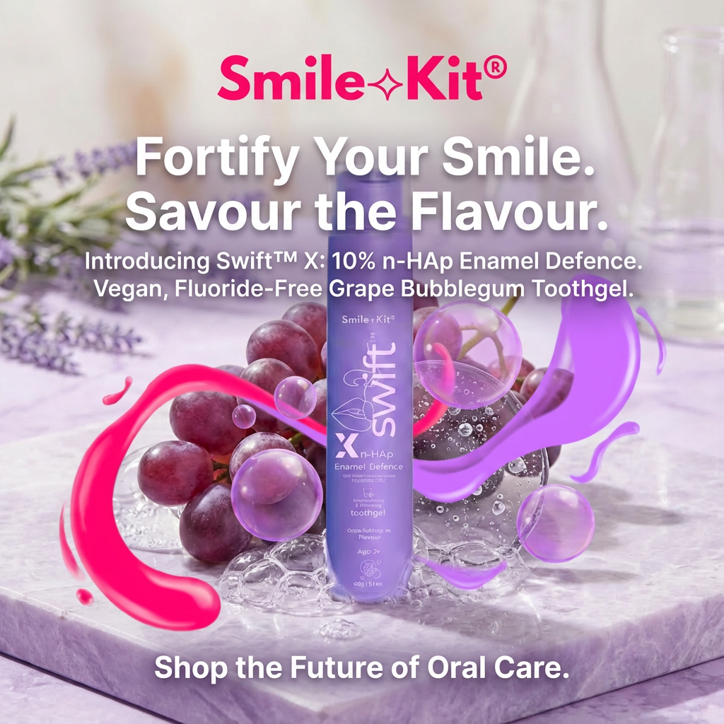 Swift™ X 10% Nano-Hydroxyapatite Fluoride Free Toothgel Grape Bubblegum