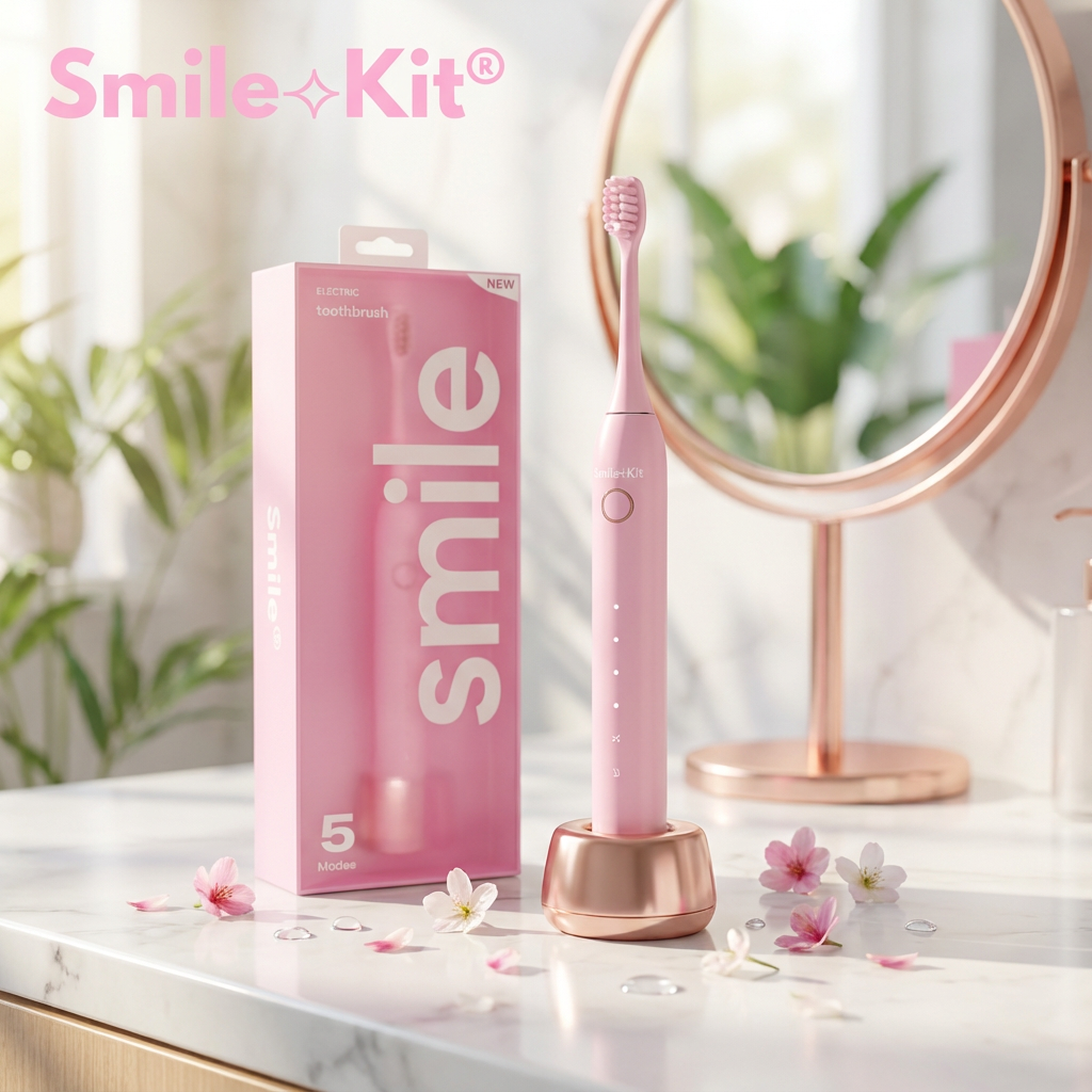 Cloud Sense Ultrasonic Toothbrush K5 - Pink - Cloud Sense Ultrasonic Toothbrush