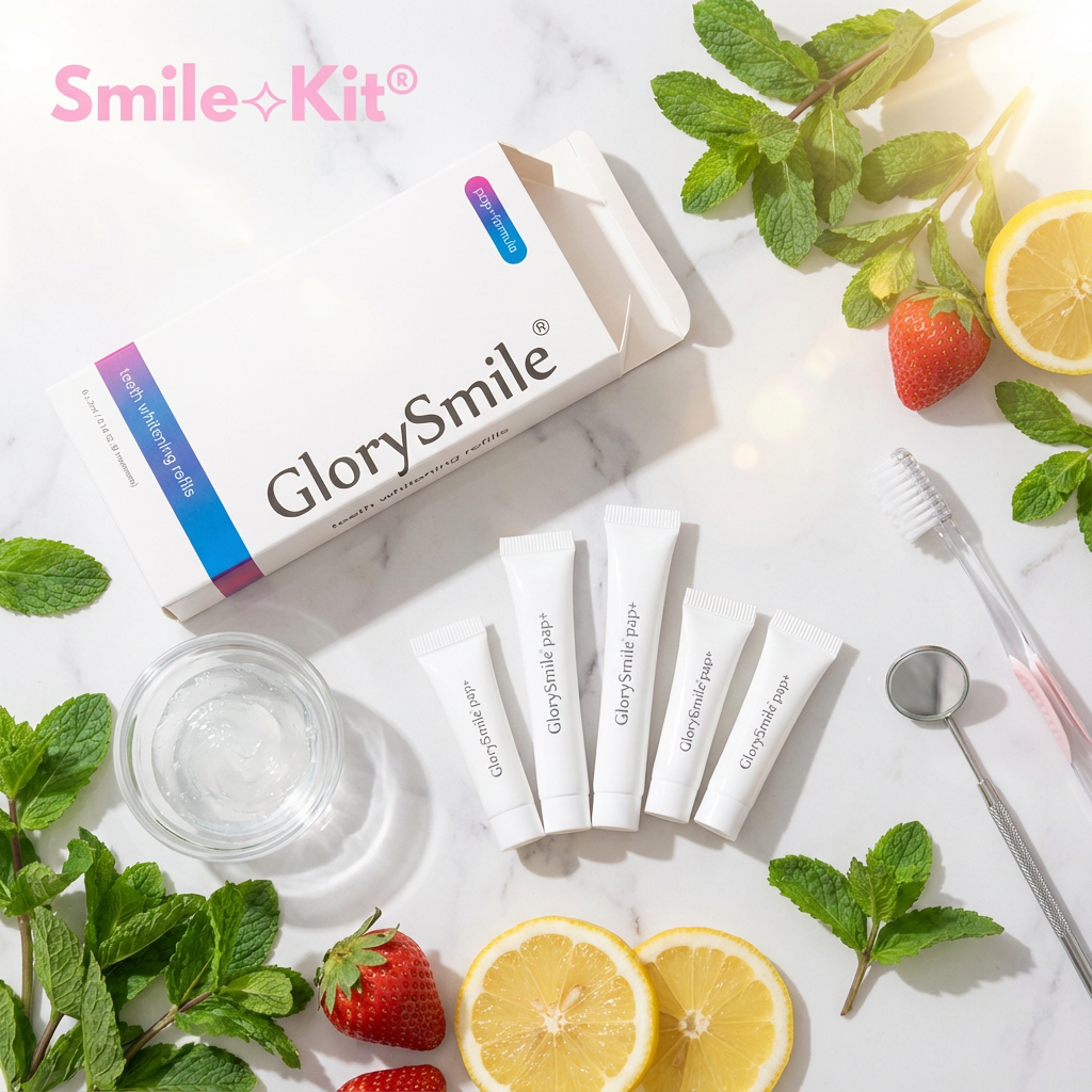 Teeth Whitening Gel Refill 6 PAP Gel Tubes and Primer