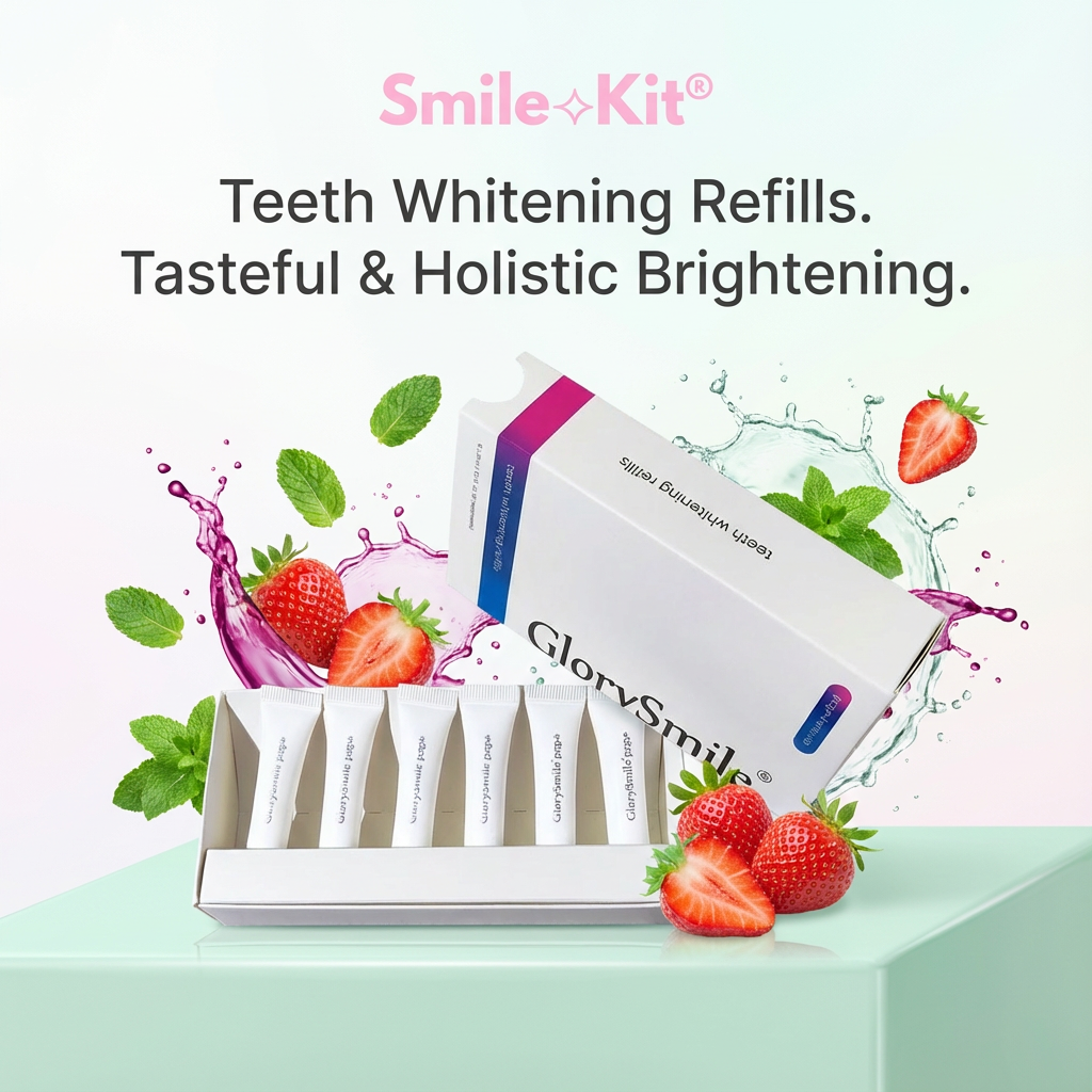 Teeth Whitening Gel Refill 6 PAP Gel Tubes and Primer