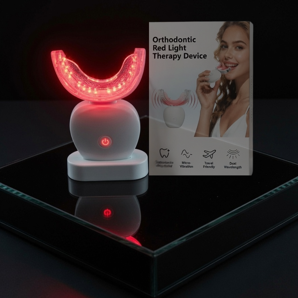 Orthodontic Red Light Device for braces & gums dual light 660nm+850nm