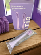SMILE K5 Electric Toothbrush Head Refills 2 pack Purple