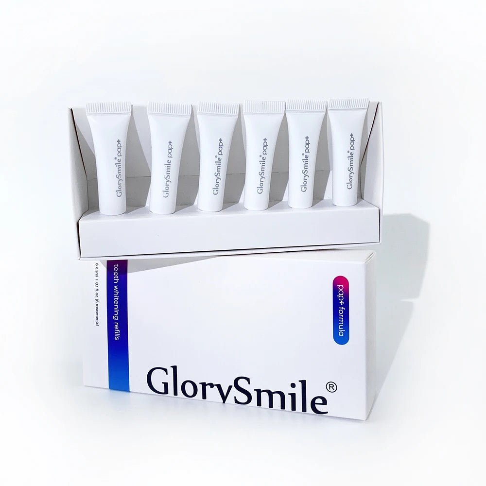 Teeth Whitening Gel Refill 6 PAP Gel Tubes and Primer