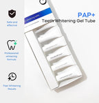 Teeth Whitening Gel Refill 6 PAP Gel Tubes and Primer