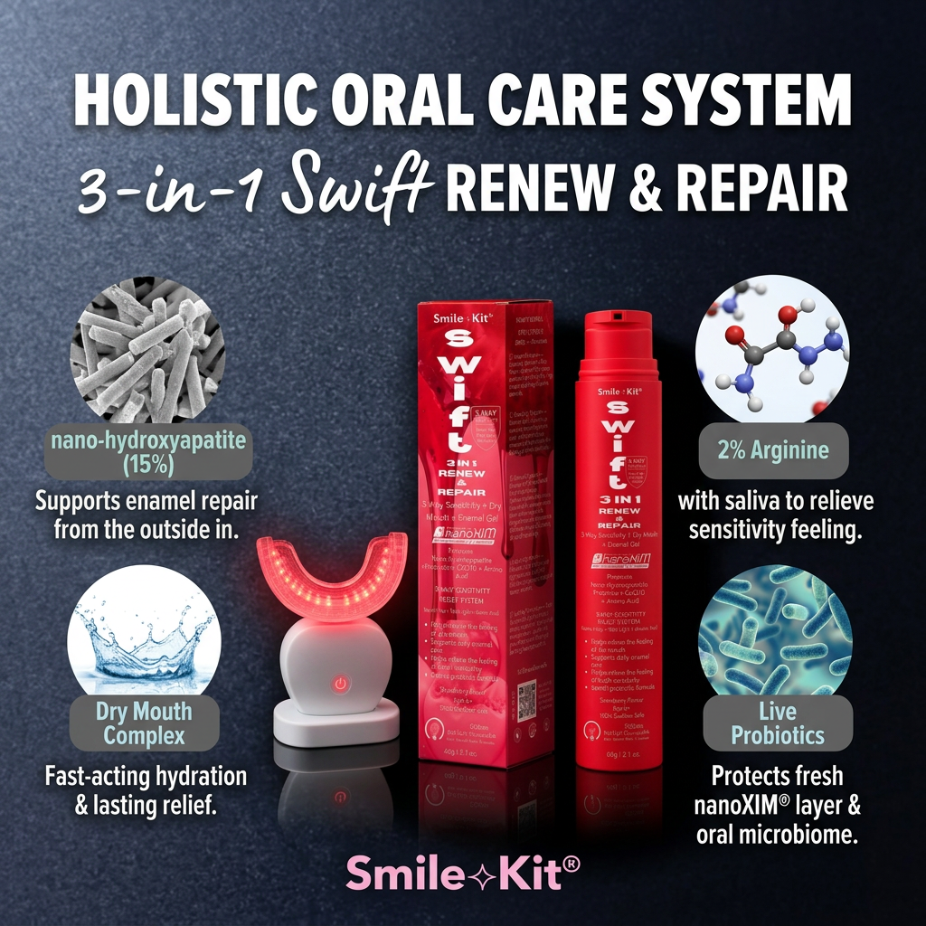 Swift Renew & Repair 3-in-1 Gel — Sensitivity, Dry Mouth & Enamel Support