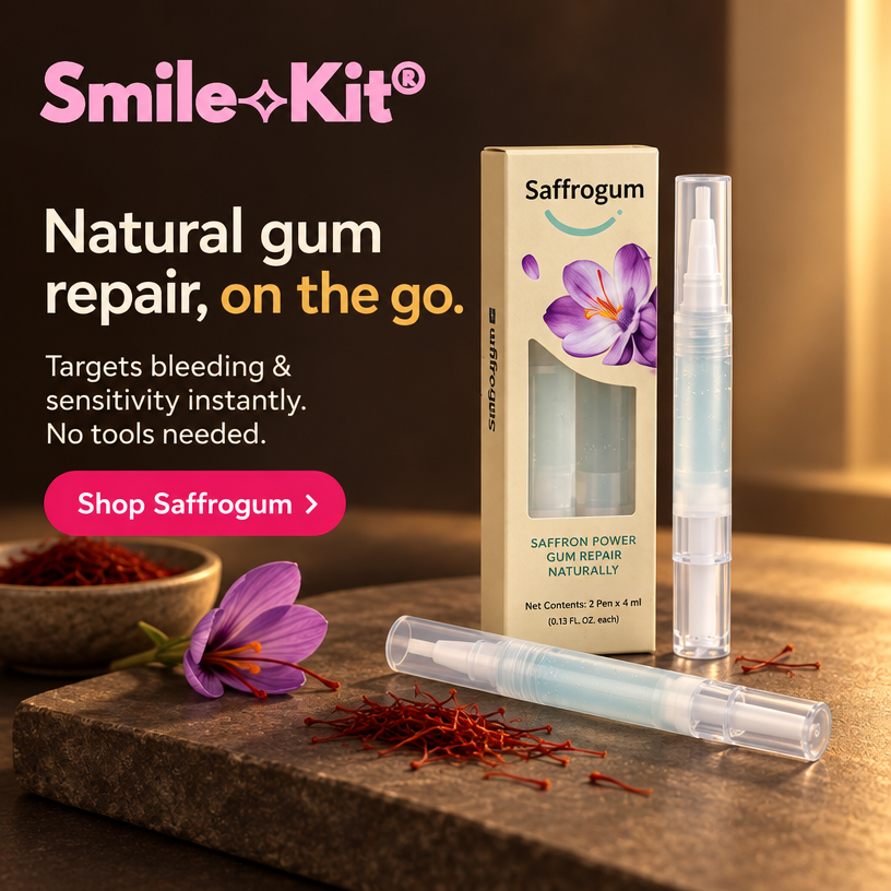 Saffrogum — Saffron Gingival Repair Gel Pen on The Go 2*4ml