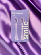 SMILE K5 Electric Toothbrush Head Refills 2 pack Purple