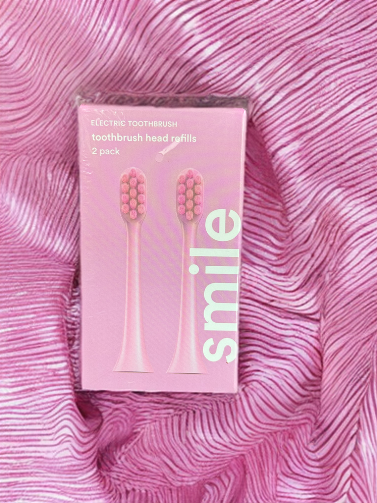 SMILE K5 Electric Toothbrush Head Refills 2 pack Pink