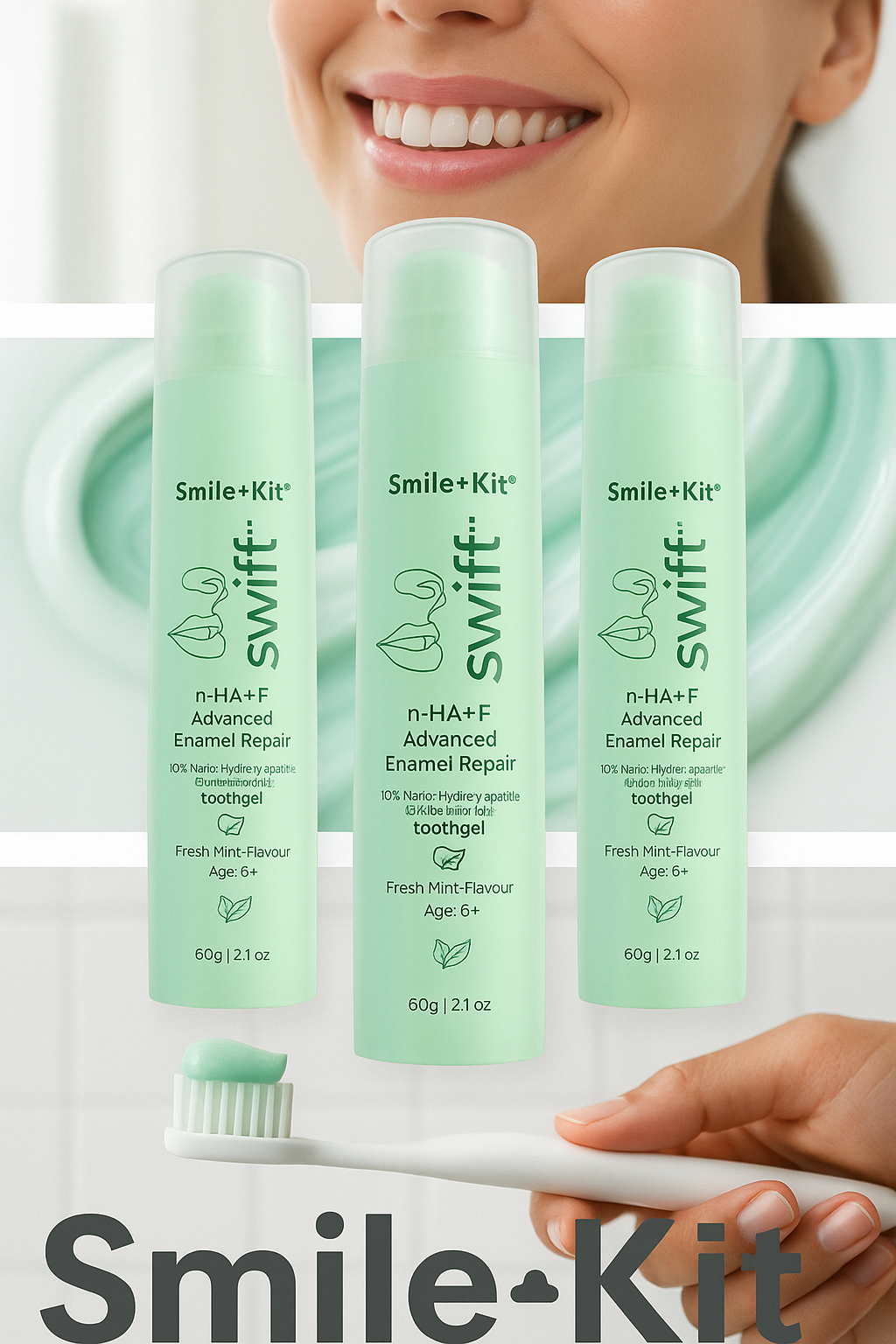 Swift™ n-HA+F Advanced Enamel Repair with Fluoride Fresh Mint