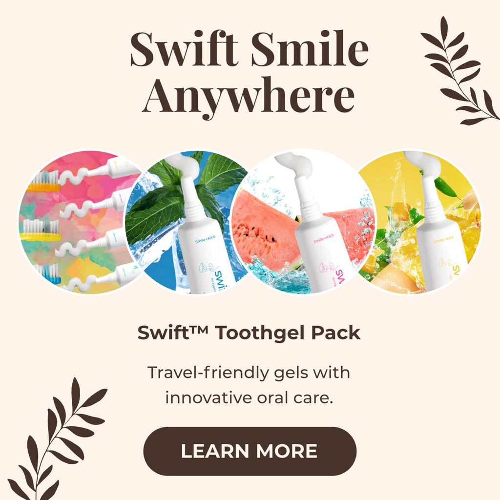 Swift™ Toothgel Collection Travel ⎸ Gift Pack – 6 Flavours, 3 Formulas (6 x 3ml