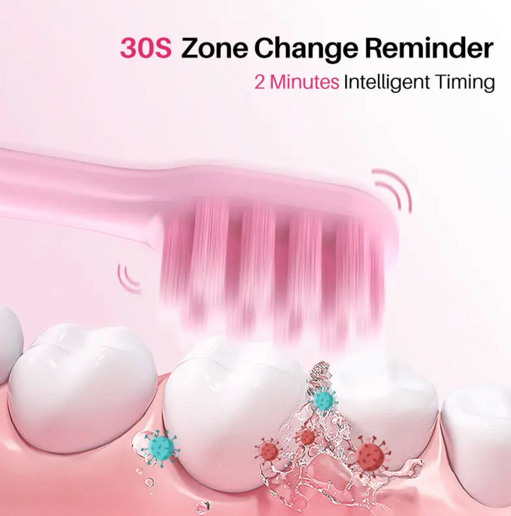 Cloud Sense Ultrasonic Toothbrush K5 - Pink - Cloud Sense Ultrasonic Toothbrush