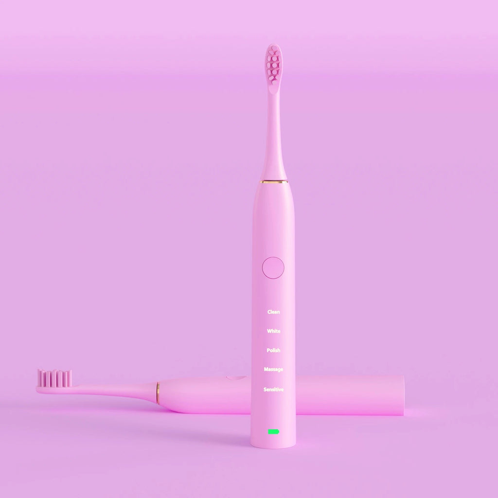 SMILE K5 Electric Toothbrush Head Refills 2 pack Pink