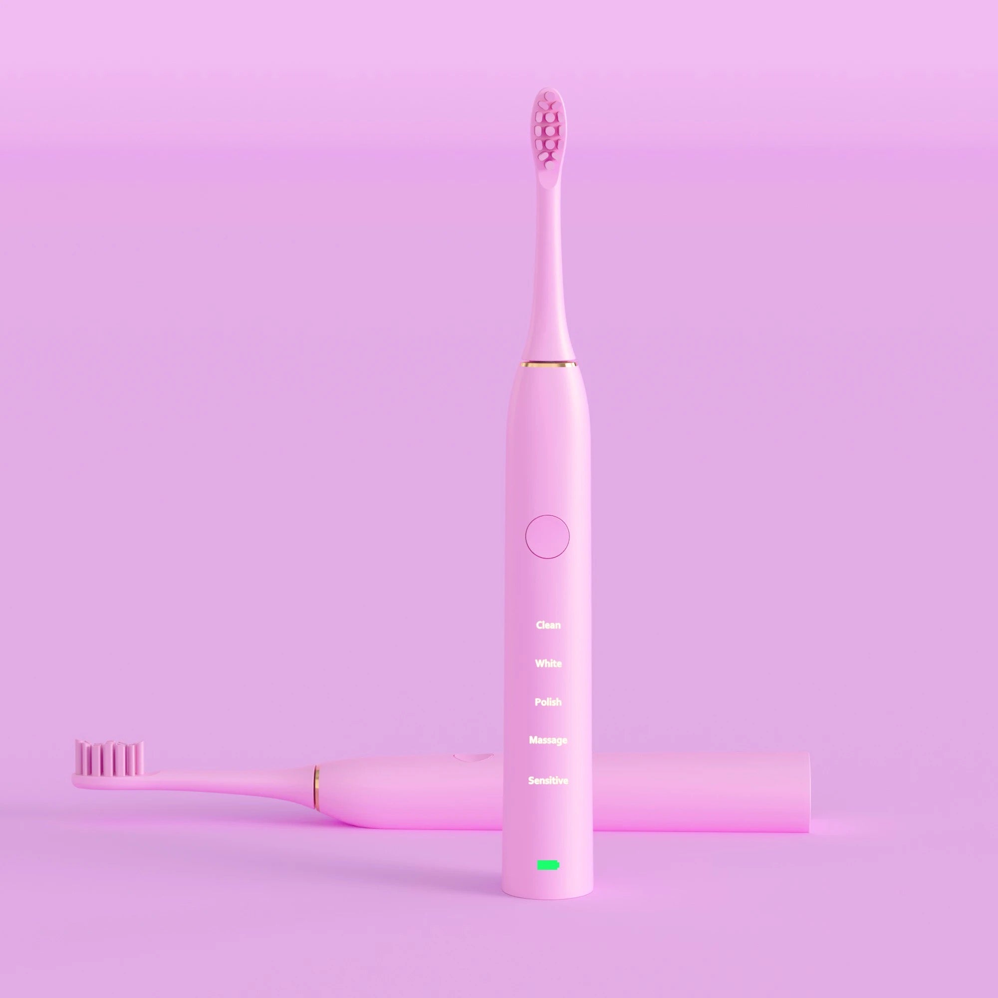 SMILE K5 Electric Toothbrush Head Refills 2 pack Pink