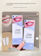Instant Teeth Whitening Patches with White Moonlight Dental Membrane Gel