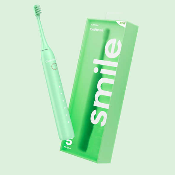 SMILE K5 Cloud Sense Electric Toothbrush Head Refills 2 pack Green