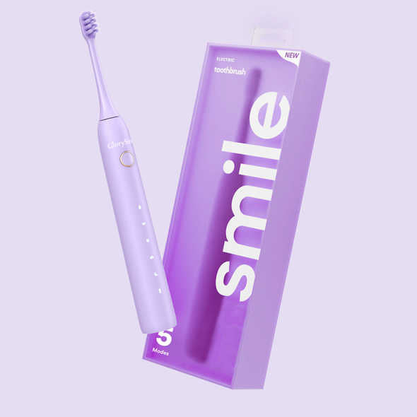 SMILE K5 Electric Toothbrush Head Refills 2 pack Purple