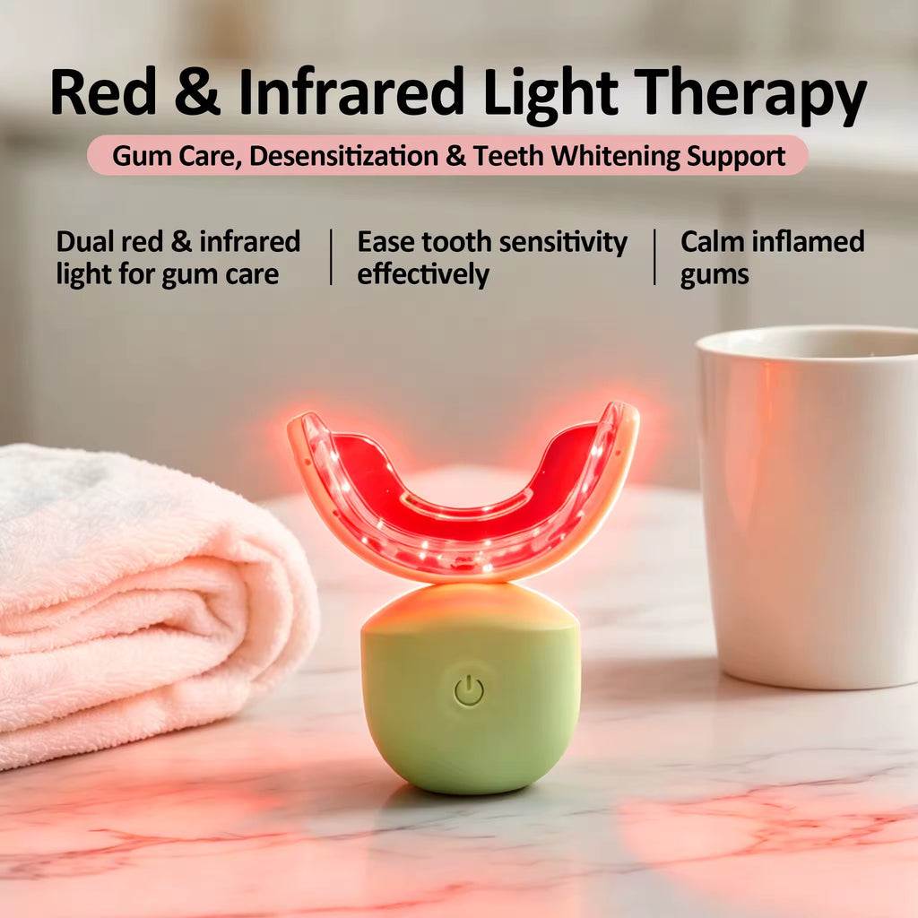 Oral Red Light Therapy Device – 660nm Red + 850nm Near-Infrared Dual-Wavelength Oral Care