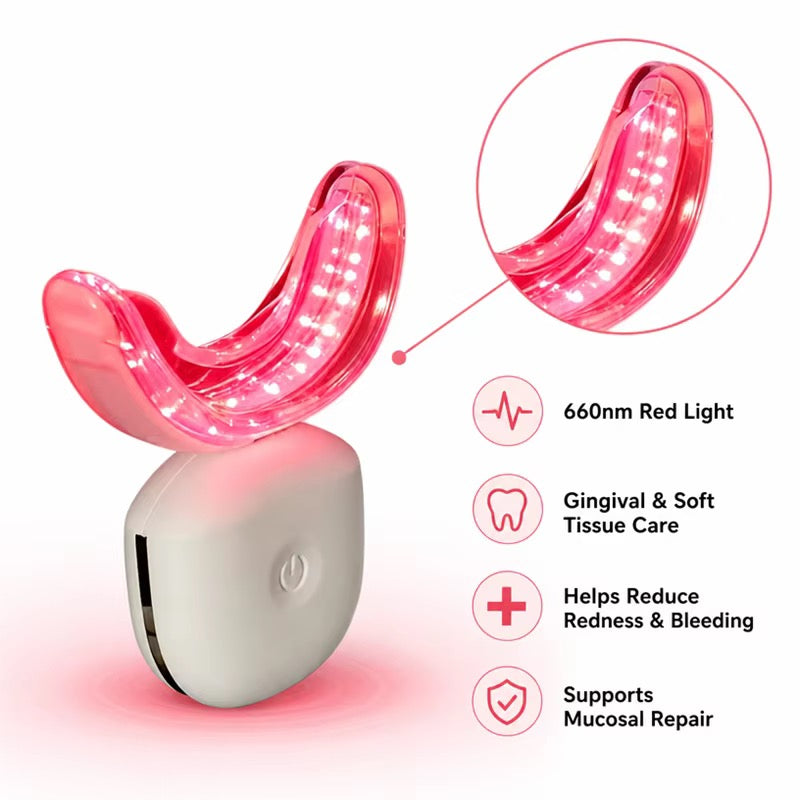 Oral Red Light Therapy Device – 660nm Red + 850nm Near-Infrared Dual-Wavelength Oral Care