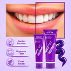Purple Colour Correcting Intensive Whitening Toothpaste with Popping Boba