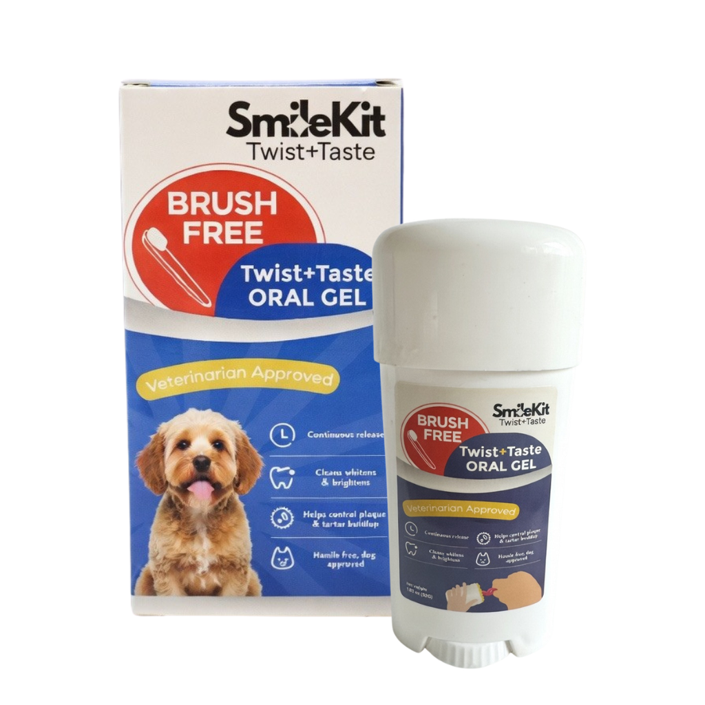 Smile Kit Twist&Lick Brush Free Oral Gel for Dogs