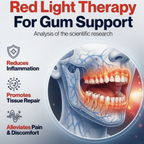 Oral Red Light Therapy Device – 660nm Red + 850nm Near-Infrared Dual-Wavelength Oral Care