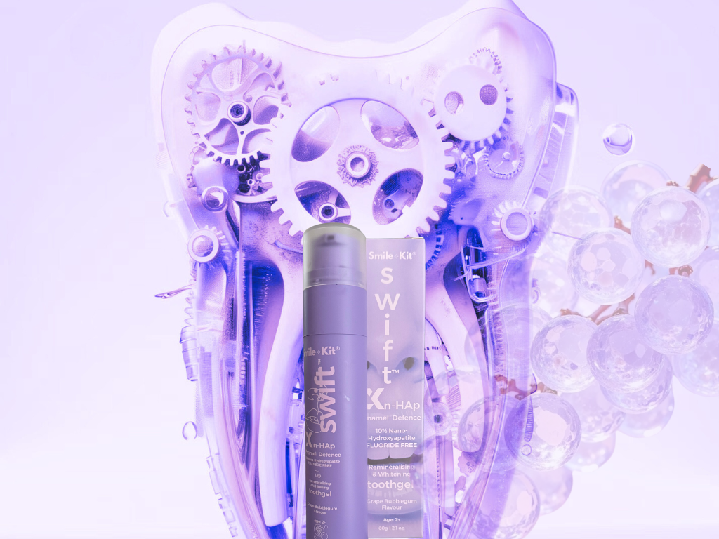 Swift™ X 10% Nano-Hydroxyapatite Fluoride Free Toothgel Grape Bubblegum
