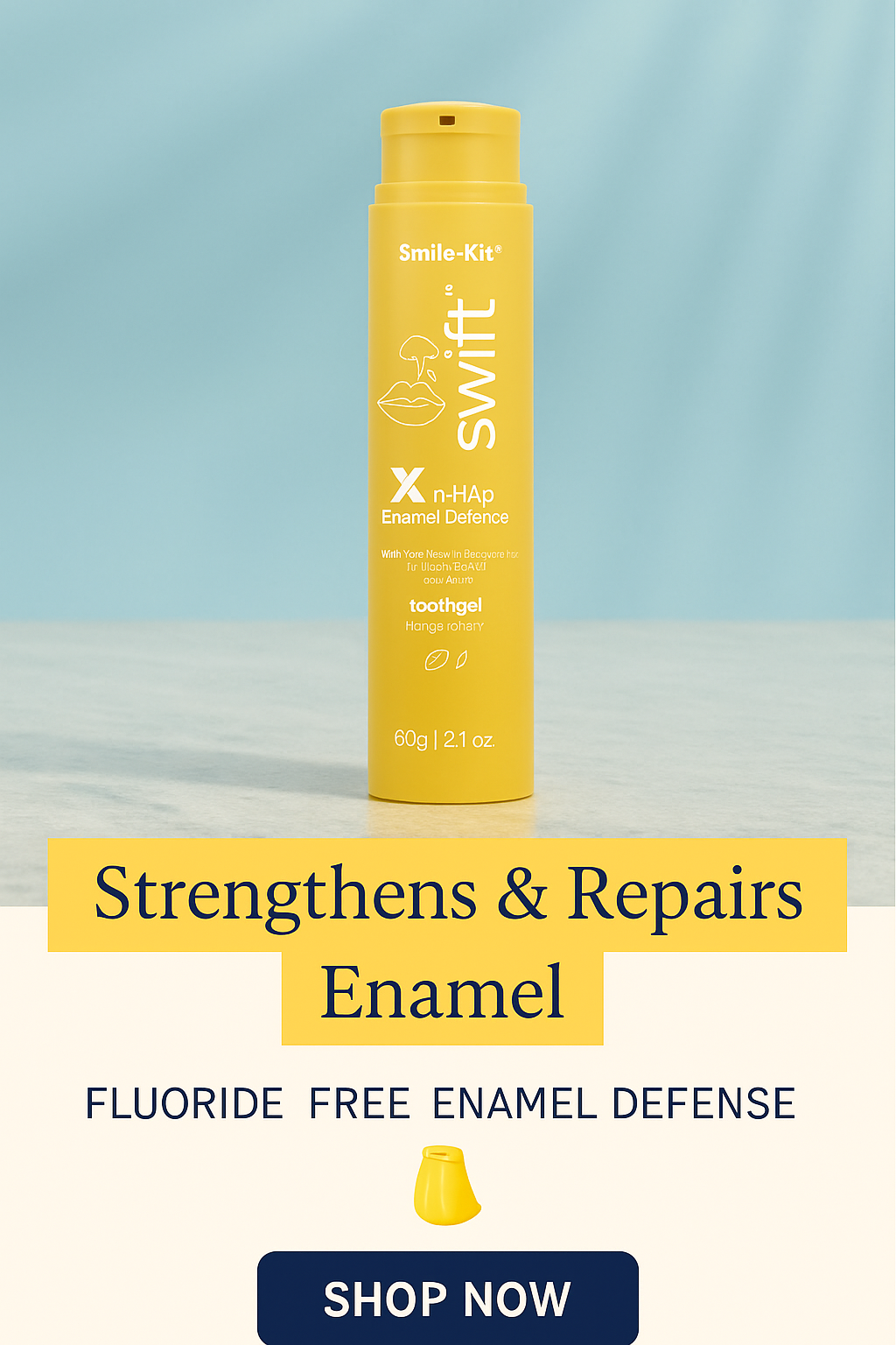 Swift™ X 10% Nano-Hydroxyapatite Fluoride Free Toothgel Mango Flavour