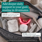 Oral Red Light device in a travel bag