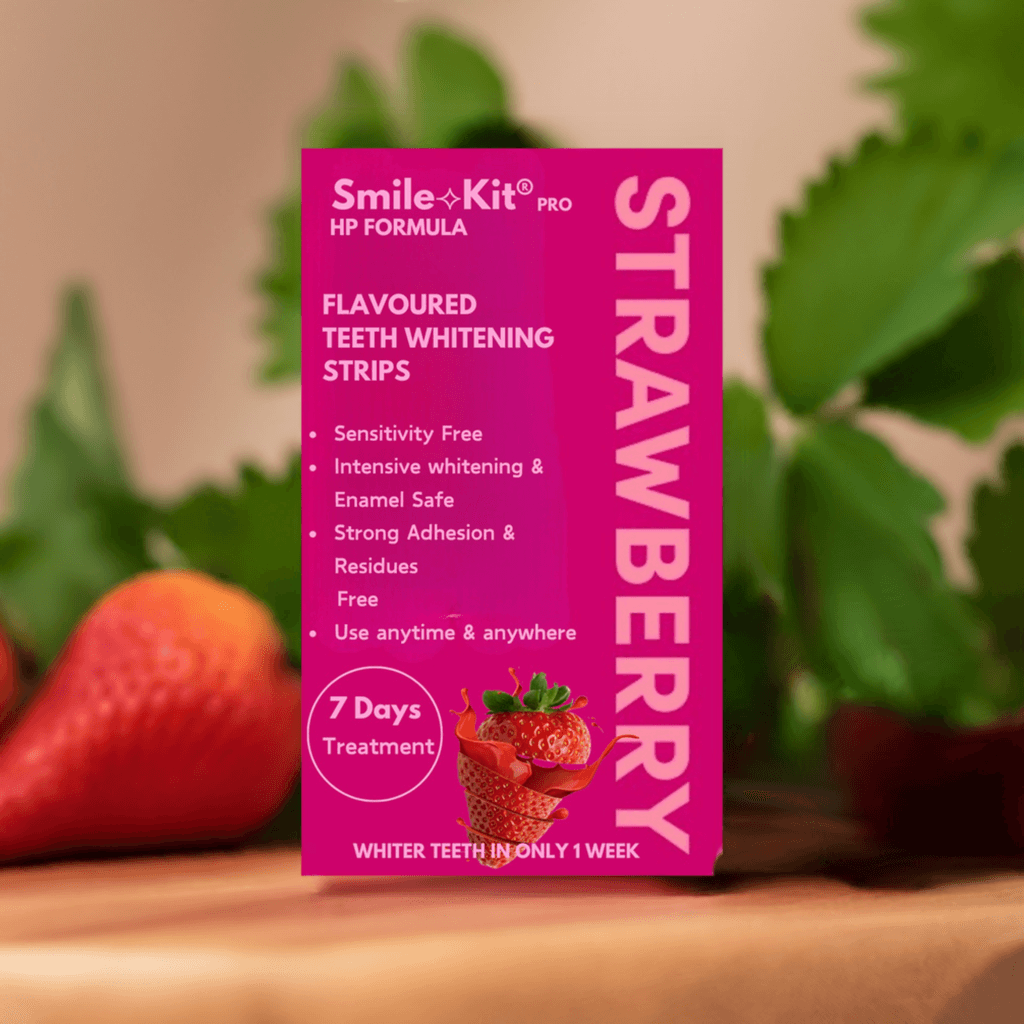 Smile Kit Pro HP Formula Flavoured Teeth Whitening Strips Strawberry