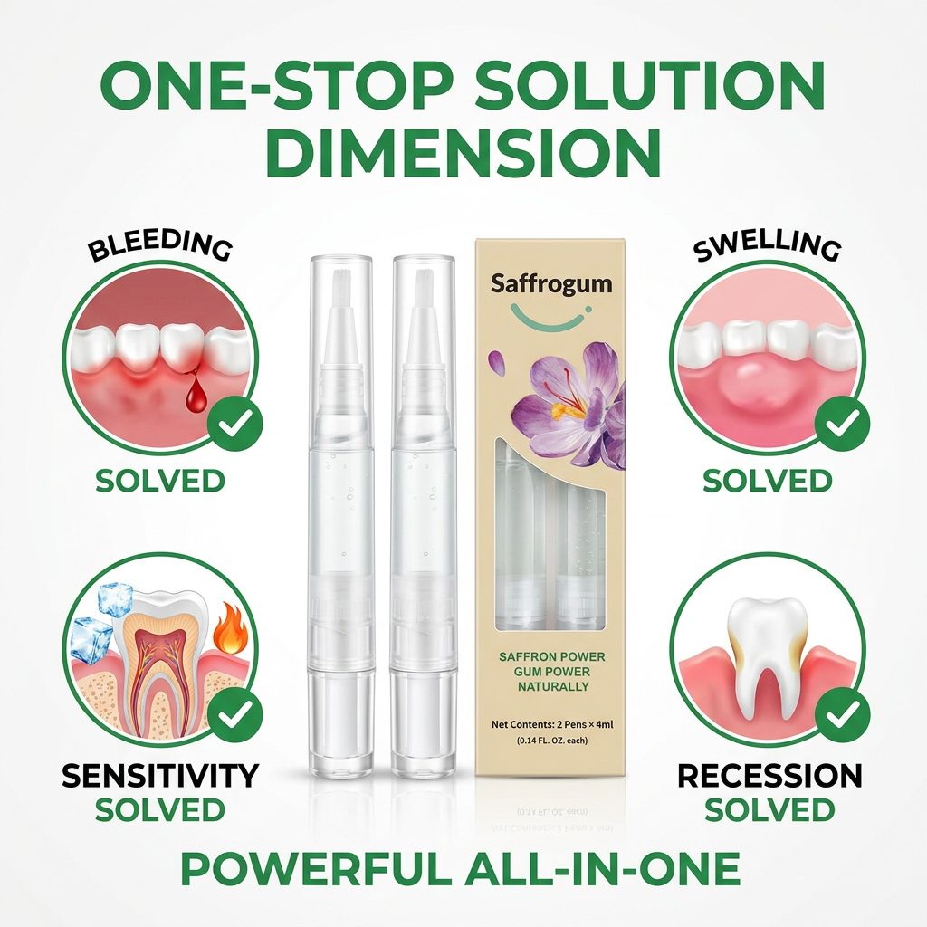 Saffrogum — Saffron Gingival Repair Gel Pen on The Go 2*4ml