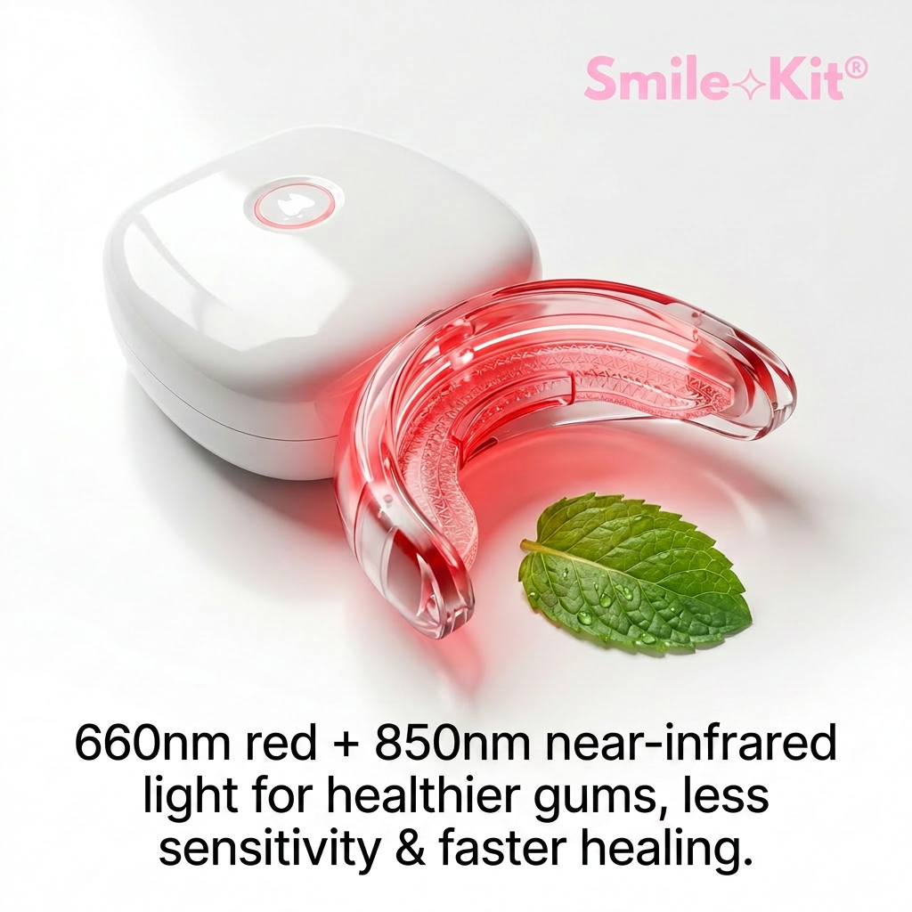 Oral Red Light Therapy Device – 660nm Red + 850nm Near-Infrared Dual-Wavelength Oral Care