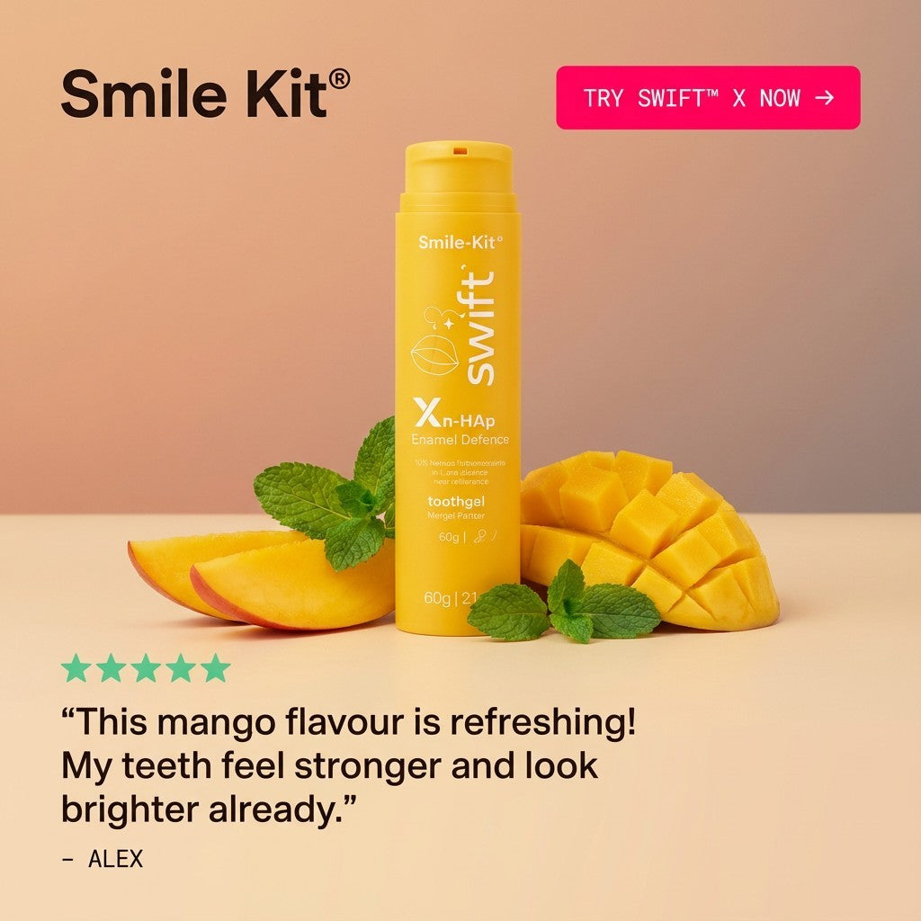 Swift™ X 10% Nano-Hydroxyapatite Fluoride Free Toothgel Mango Flavour