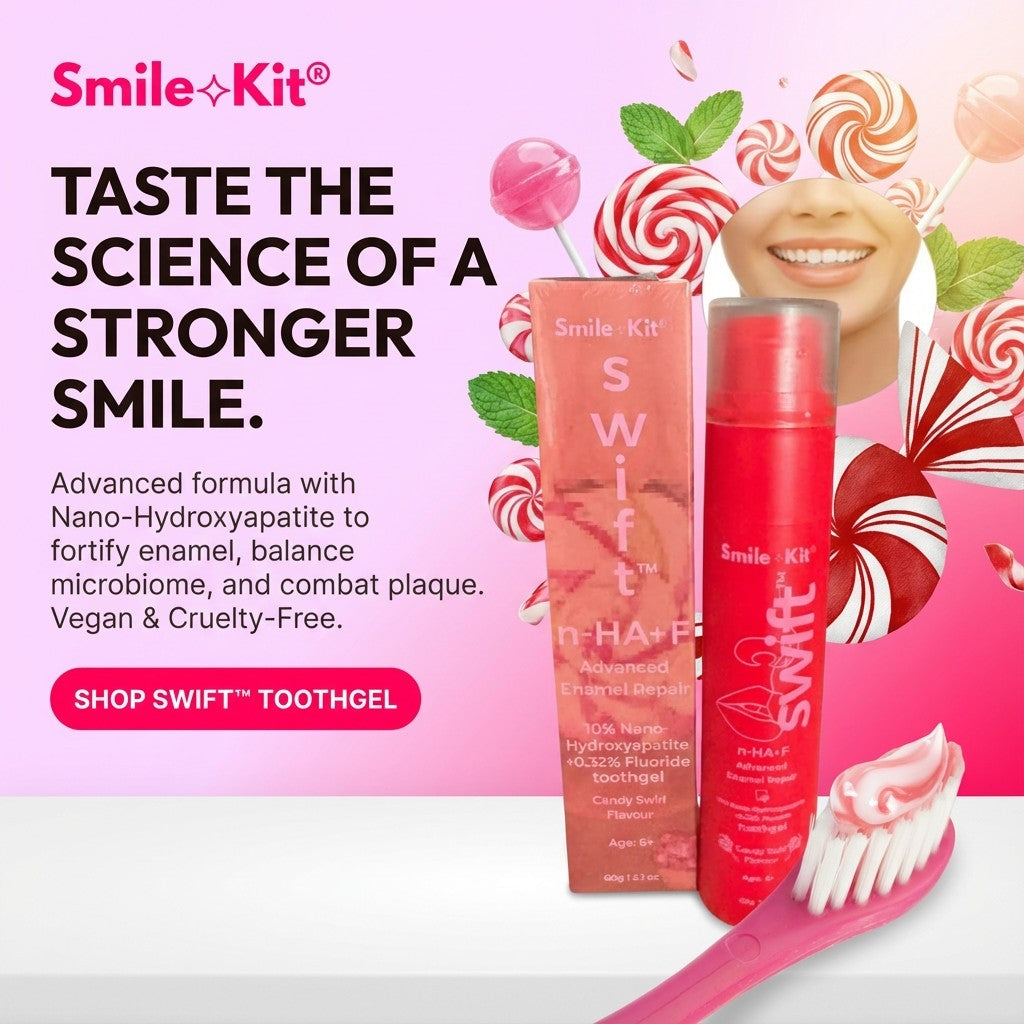 SWIFT™ 10% Nano-Hydroxyapatite + Fluoride Toothgel Candy Flavour
