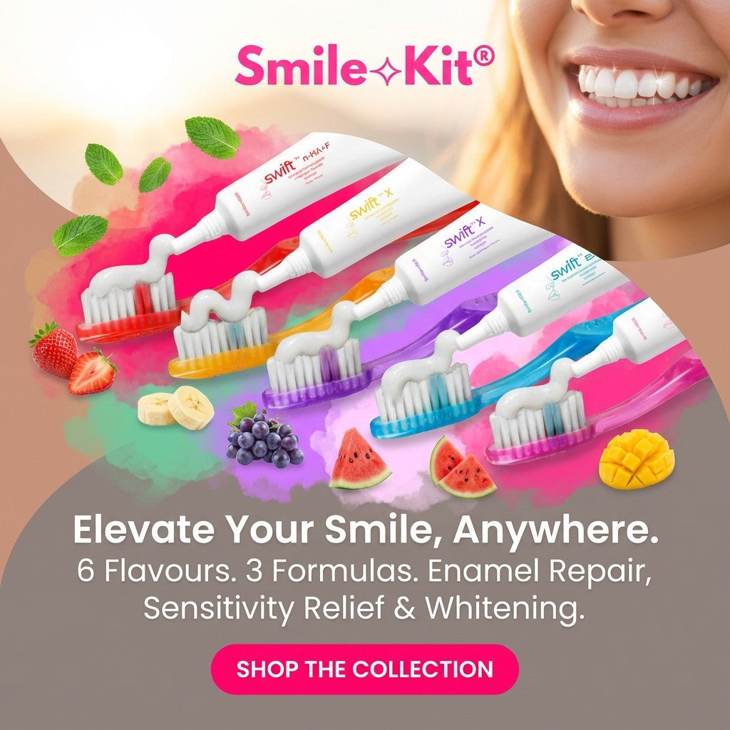 Swift™ Toothgel Collection Travel ⎸ Gift Pack – 6 Flavours, 3 Formulas