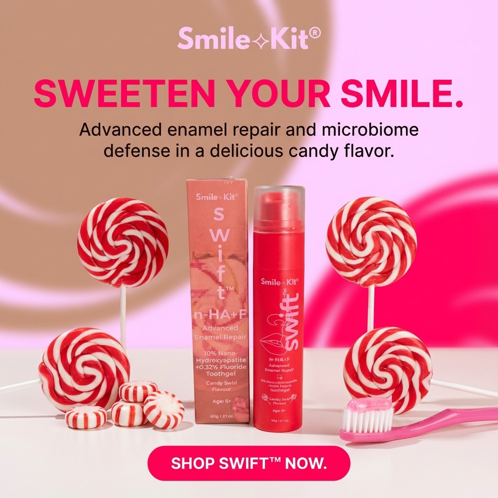 SWIFT™ 10% Nano-Hydroxyapatite + Fluoride Toothgel Candy Flavour