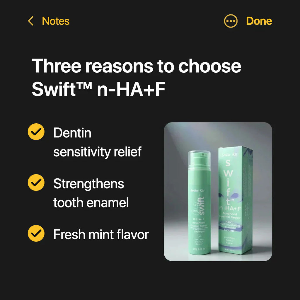 Swift™ n-HA+F Advanced Enamel Repair with Fluoride Fresh Mint