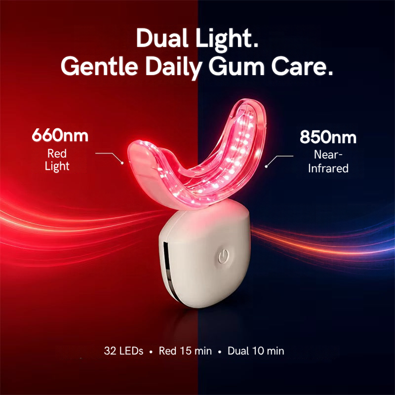 Oral Red Light device, 660nm red and 850nm near-infrared