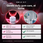 Oral Red Light features: 660nm red, 850nm near-infrared, 32 LEDs