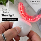Hand holding Oral Red Light device, 32 LEDs