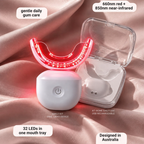 Oral Red Light device with case, 32 LEDs