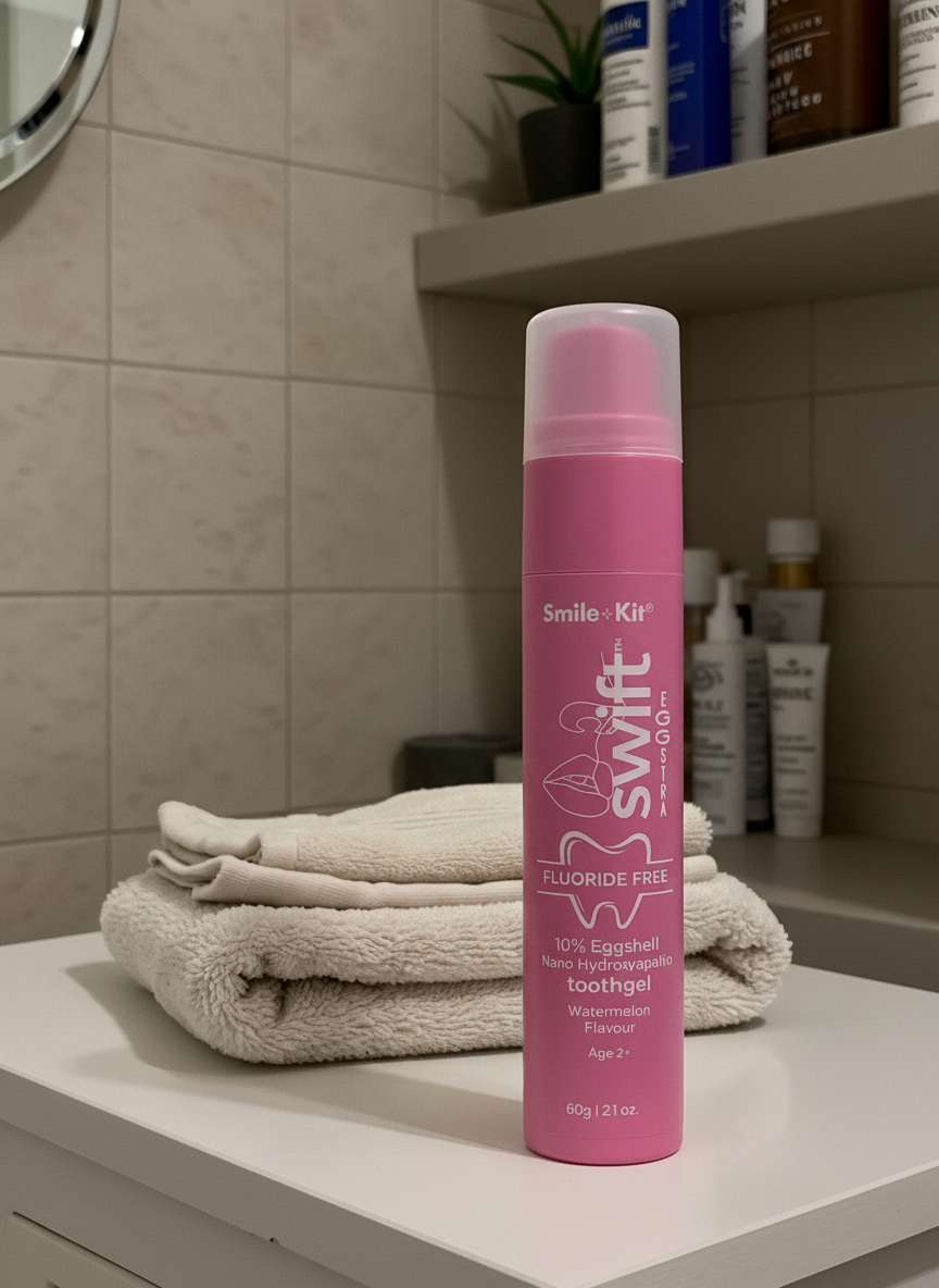 Swift™ EGGSTRA 10% Eggshell Nano Hydroxyapatite Toothgel – Watermelon Flavour